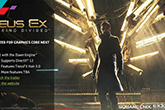《杀出重围：人类分裂》支持DX12与海飞丝3 是首发非补丁！