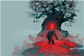 《巫师3：狂猎》官方新壁纸发布 白狼穿越血河