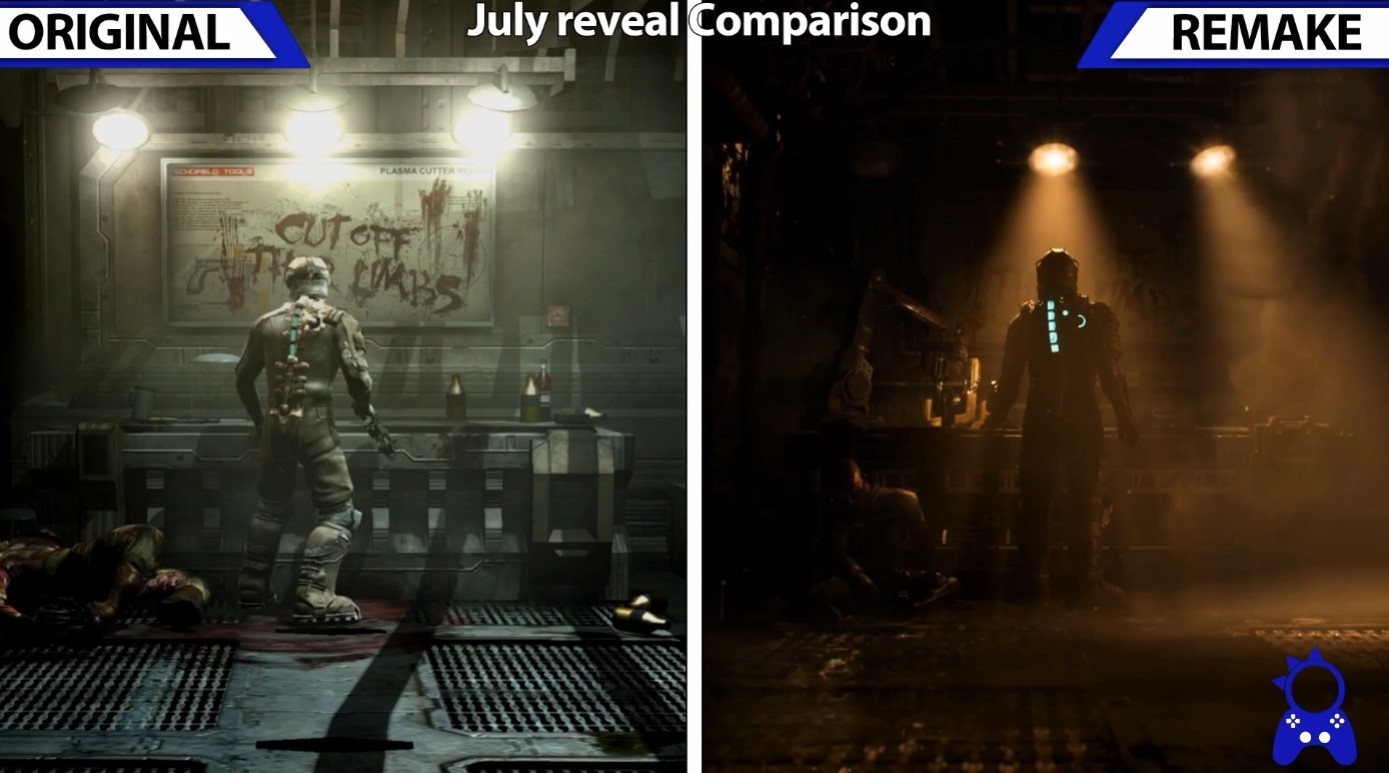 《死亡空间重制版》与原版对比 新版画面更暗更真实