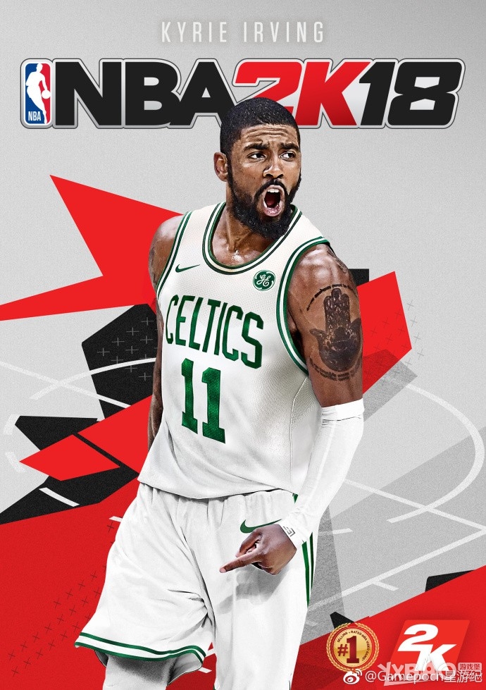 《NBA 2K18》封面风波终结 欧文已经换上了凯尔特人队服