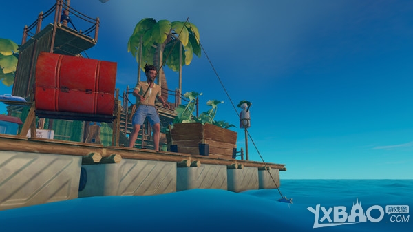 steam游戏推荐：《Raft》开局一条船装备全靠捞