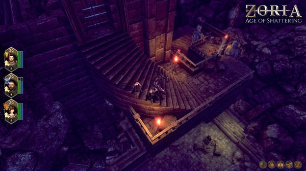 每日新游预告《Zoria: Age of Shattering》迷宫探索策略RPG