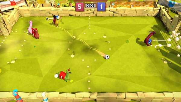 每日新游预告《Alpaca Ball: Allstars》一群羊驼踢足球的趣味游戏
