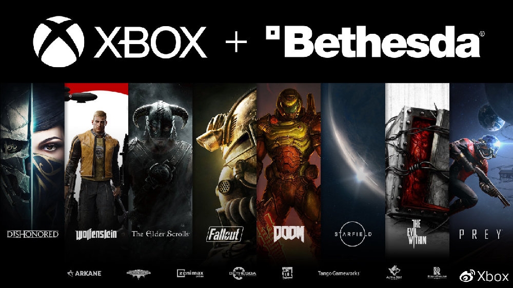 微软热烈欢迎 Bethesda 加入Xbox大家庭