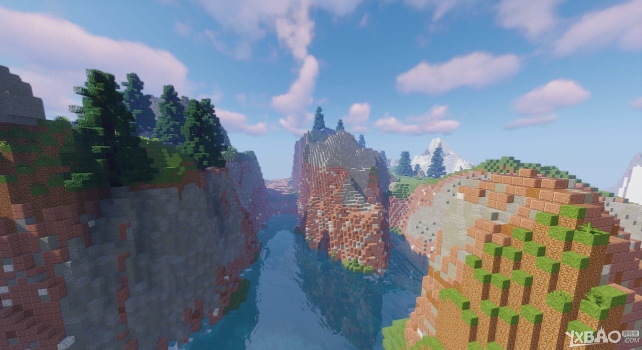 游戏大佬在《我的世界》中打造旷野之息全景地图