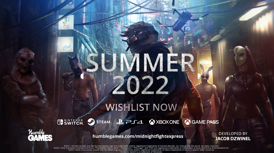 动作游戏《午夜格斗快车》发布全新预告片 将于2022年夏季发售