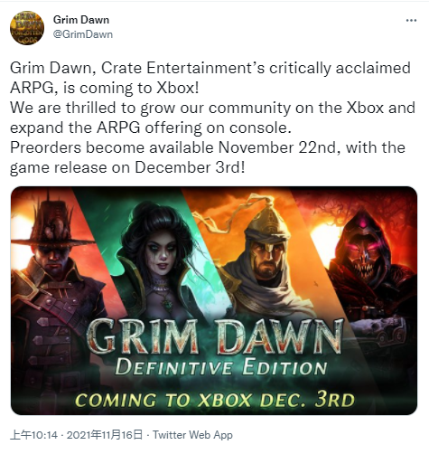 《恐怖黎明》即将登陆Xbox：22号开启预售