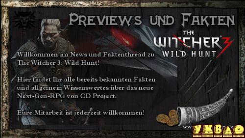 《巫师3：狂猎（The Witcher 3: Wild Hunt）》最新细节：主线长50个小时 PC和主机UI界面完全不同